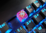 Metroid keycap (RGB, MX stem)