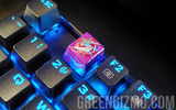 Metroid keycap (RGB, MX stem)