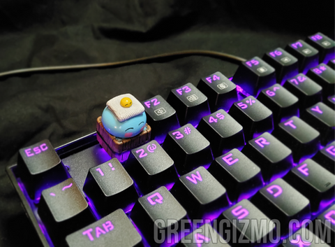 That Time I Got Reincarnated as a Slime keycap, hot springs edition! (MX stem)