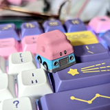 Kirby Mouthful Mode keycap (RGB, MX stem)